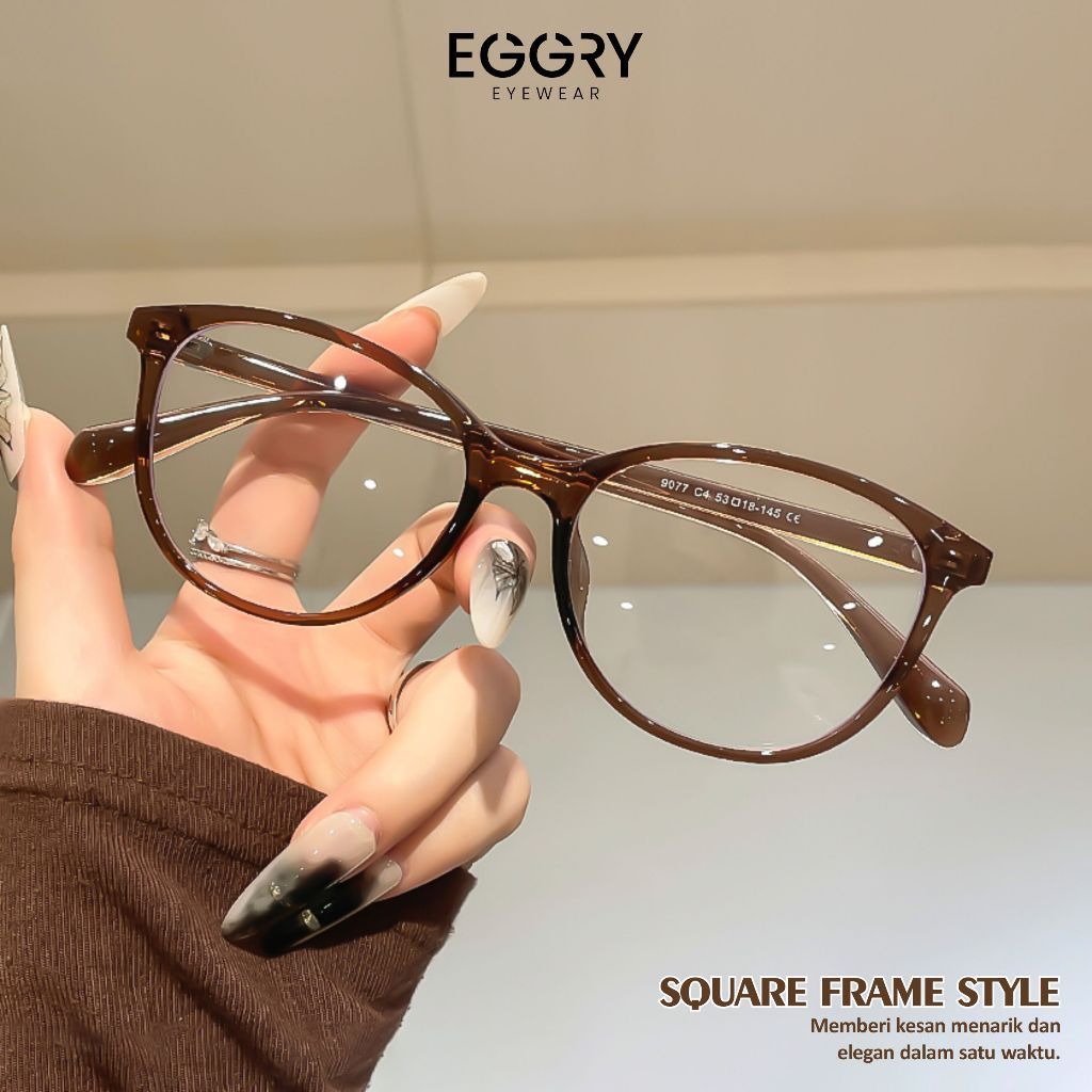 EGGRY 9077 - Kacamata Cat Eye Blueray & Photocromic